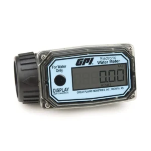 GPI 01N Nylon Digital Water Flow Meter